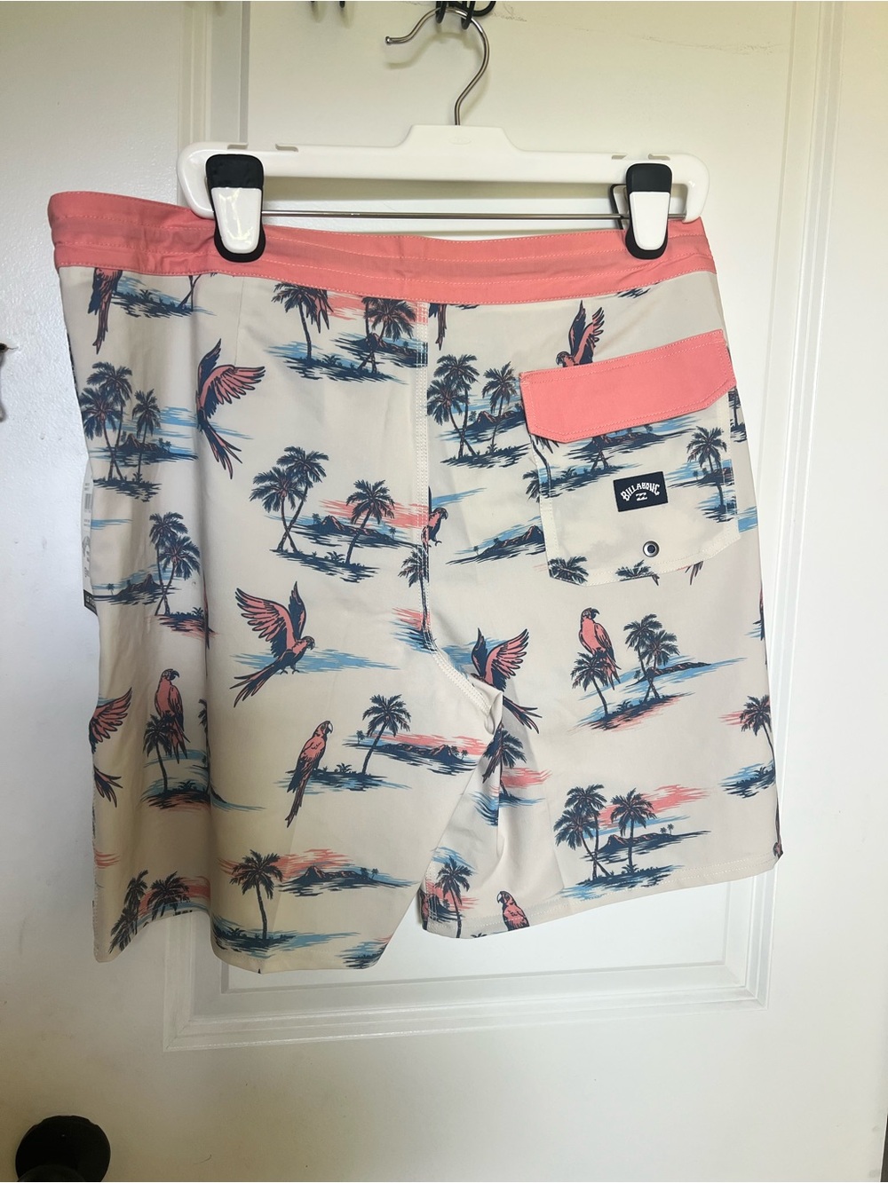 Billabong Men’s Coral Trim Tropical Print Swim Shorts
